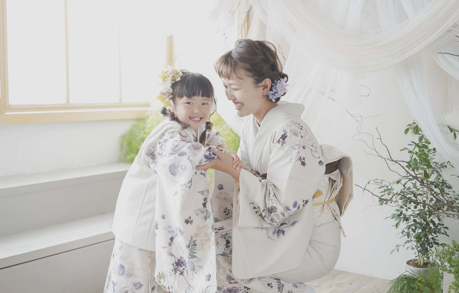 七五三着物・訪問着レンタル＆着付け